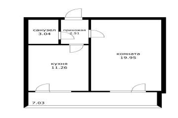 Фото №2: 1-комнатная квартира 50 м² - Архыз, 