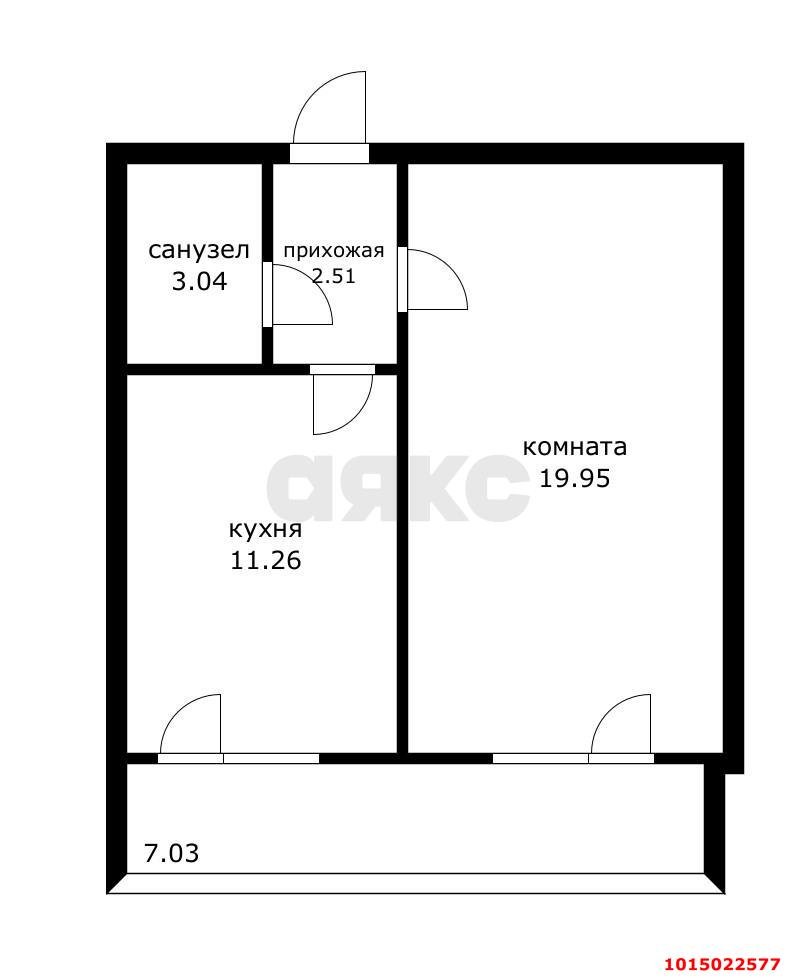 Фото №2: 1-комнатная квартира 50 м² - Архыз