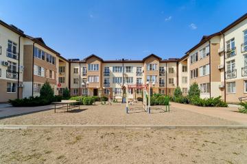 Фото №1: 1-комнатная квартира 27 м² - Краснодар, мкр. жилой комплекс Усадьба, ул. имени Валерия Вишневецкого, 9к1