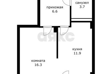 Фото №1: 1-комнатная квартира 38 м² - Краснодар, мкр. Почтовый, ул. Артезианская, 10