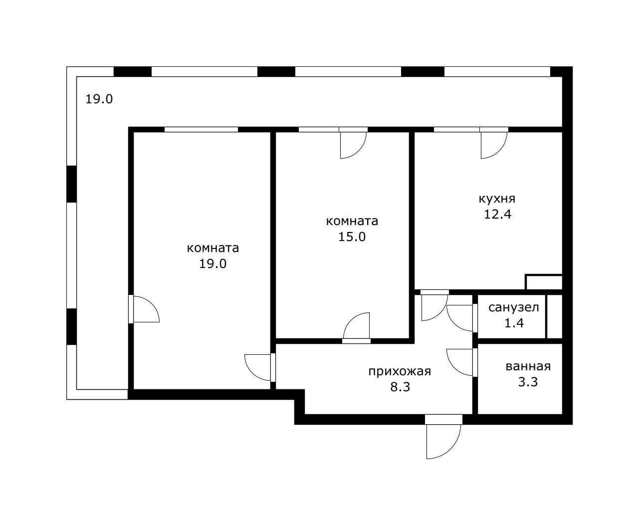 Фото №15: 2-комнатная квартира 79 м² - Краснодар, Прикубанский внутригородской округ, 9-й километр, мкр. ЖК Небо