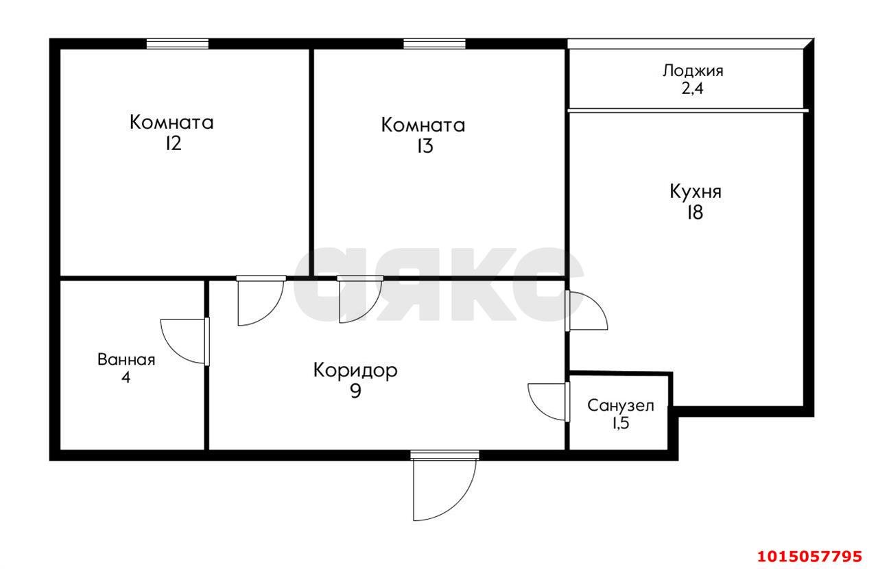 Фото №19: 3-комнатная квартира 59 м² - Знаменский, Родные Просторы, ул. Природная, 10Б