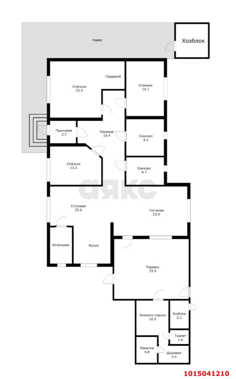 Фото №17: Дом 142 м² + 8 сот. - Знаменский, Карасунский внутригородской округ, ул. Виноградная, 59