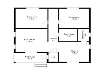 Фото №3: Дом 85 м² - Семигорский, ул. Андрея Белинского