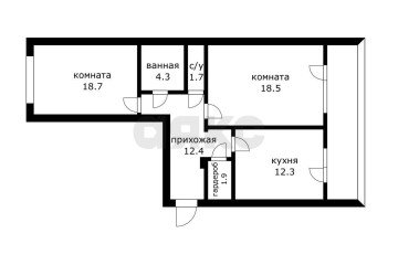 Фото №2: 2-комнатная квартира 72 м² - Краснодар, мкр. Юбилейный, пр-кт Чекистов, 42