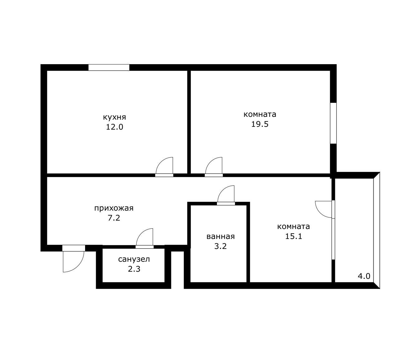 Фото №20: 2-комнатная квартира 59 м² - Краснодар, Прикубанский внутригородской округ, мкр. Восточно-Кругликовский, ул. Черкасская, 131