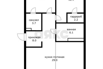 Фото №3: 3-комнатная квартира 74 м² - Краснодар, мкр. Прикубанский внутригородской округ, ул. Александра Покрышкина, 3