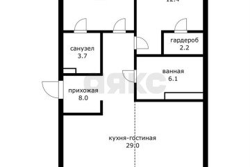 Фото №3: 3-комнатная квартира 74 м² - Краснодар, мкр. Прикубанский внутригородской округ, ул. Александра Покрышкина, 3