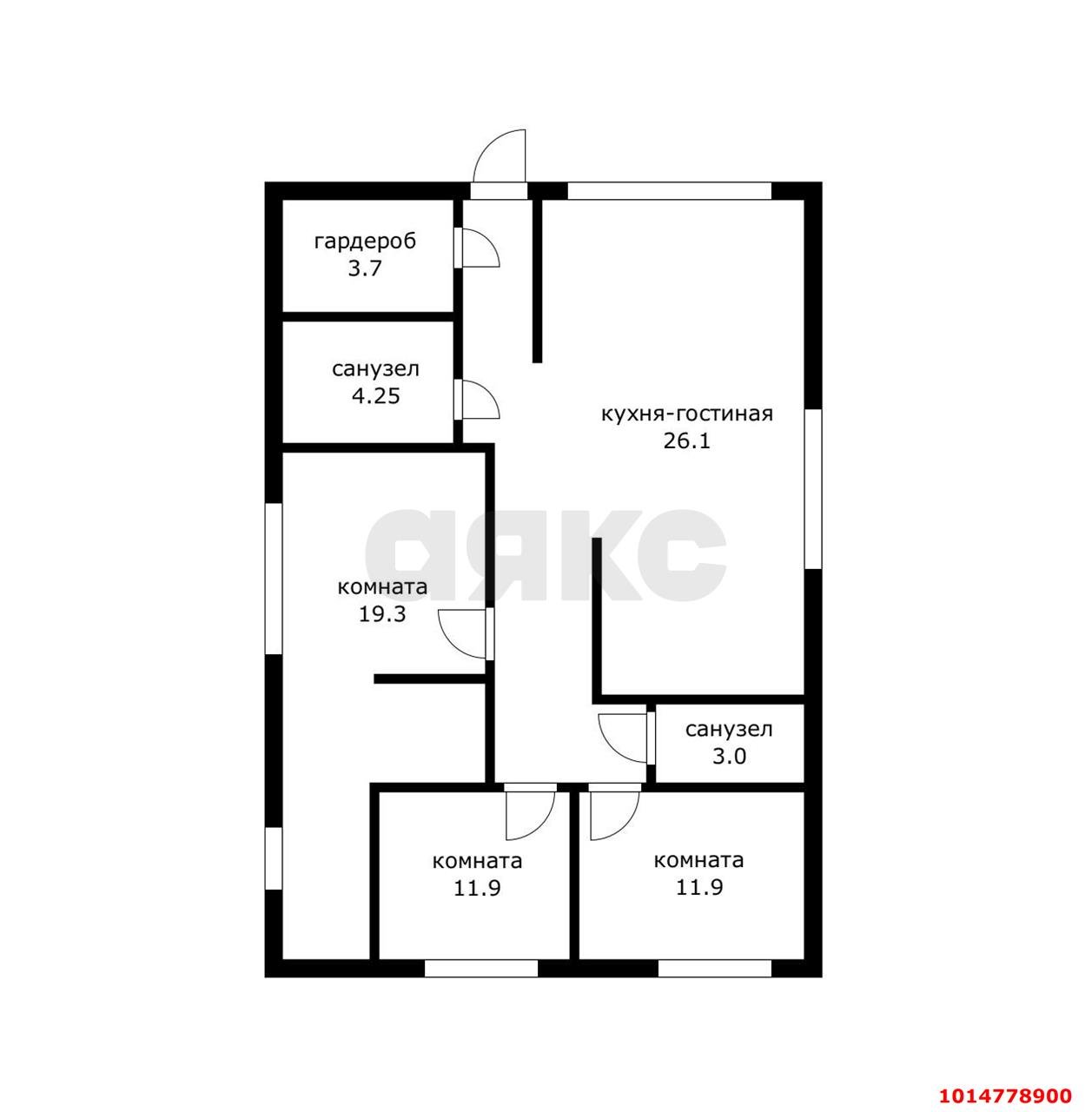 Фото №15: Дом 95 м² + 4 сот. - СТ Закубанские сады-2, ул. Виноградная, 21/1