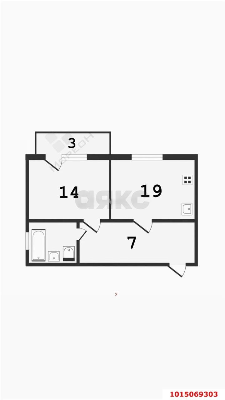 Фото №13: 1-комнатная квартира 50 м² - Новая Адыгея, жилой комплекс Тургеневский-2, ул. Тургеневское шоссе, 25/7Л