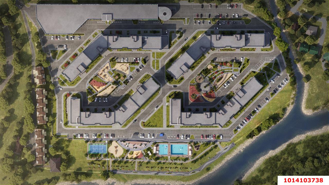 Фото №4: 1-комнатная квартира 18 м² - Небуг, мкр. квартал Спортивный, 1