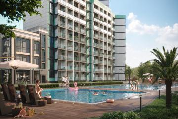 Фото №2: 1-комнатная квартира 18 м² - Небуг, мкр. квартал Спортивный, 1