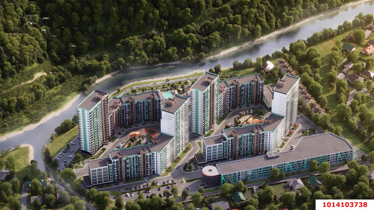 Фото №3: 1-комнатная квартира 18 м² - Небуг, мкр. квартал Спортивный, 1