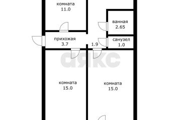 Фото №3: 3-комнатная квартира 64 м² - Краснодар, мкр. Фестивальный, ул. Воровского, 227