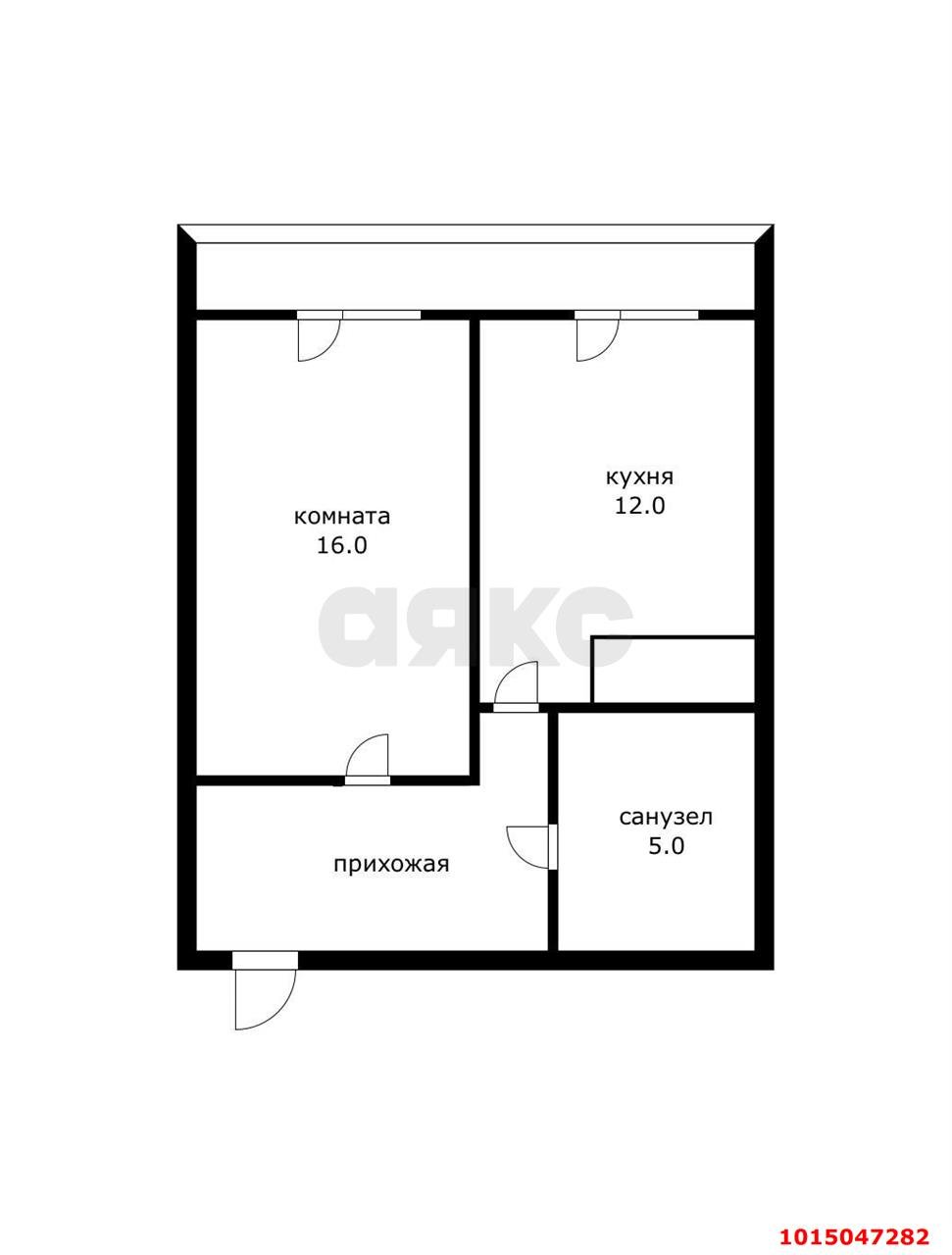 Фото №12: 1-комнатная квартира 41 м² - Краснодар, имени Петра Метальникова, ул. Петра Метальникова, 5к1