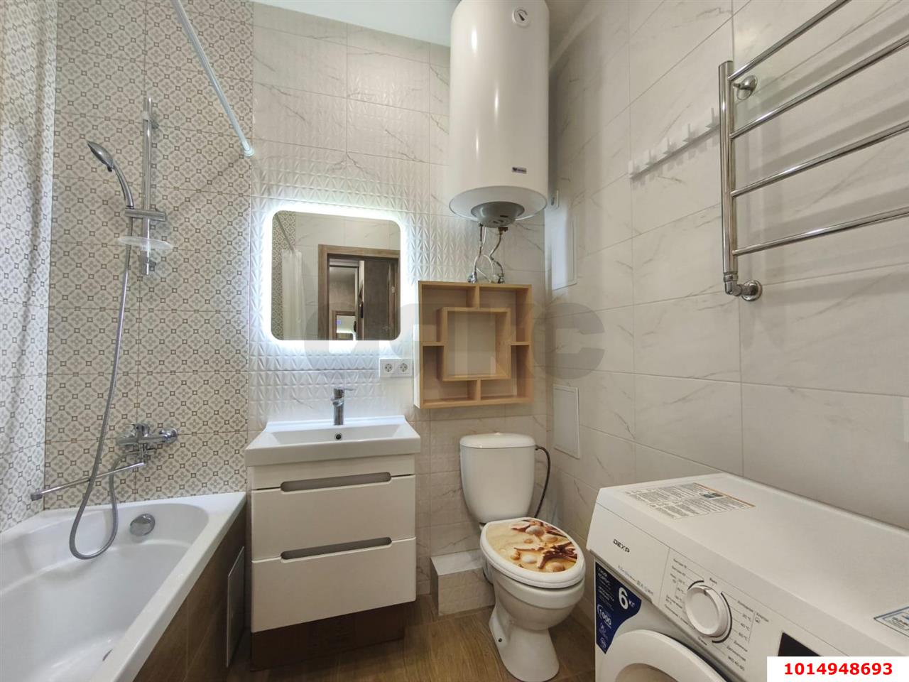 Фото №7: 1-комнатная квартира 39 м² - Краснодар, жилой комплекс Абрикосово, ул. имени Героя Георгия Бочарникова, 4к1