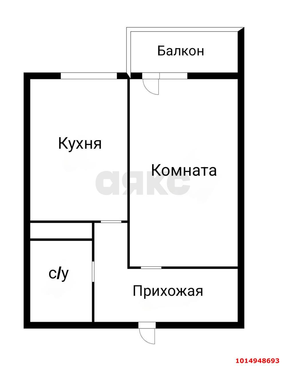 Фото №10: 1-комнатная квартира 39 м² - Краснодар, ЖК Абрикосово, ул. имени Героя Георгия Бочарникова, 4к1