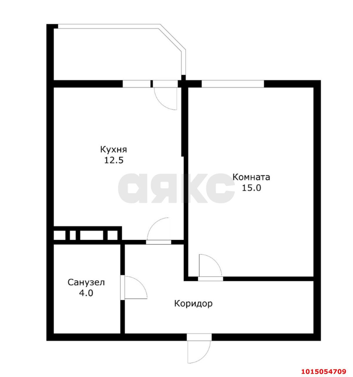 Фото №2: 1-комнатная квартира 45 м² - Краснодар, Прикубанский внутригородской округ, мкр. Горхутор, ул. имени Дзержинского, 110А