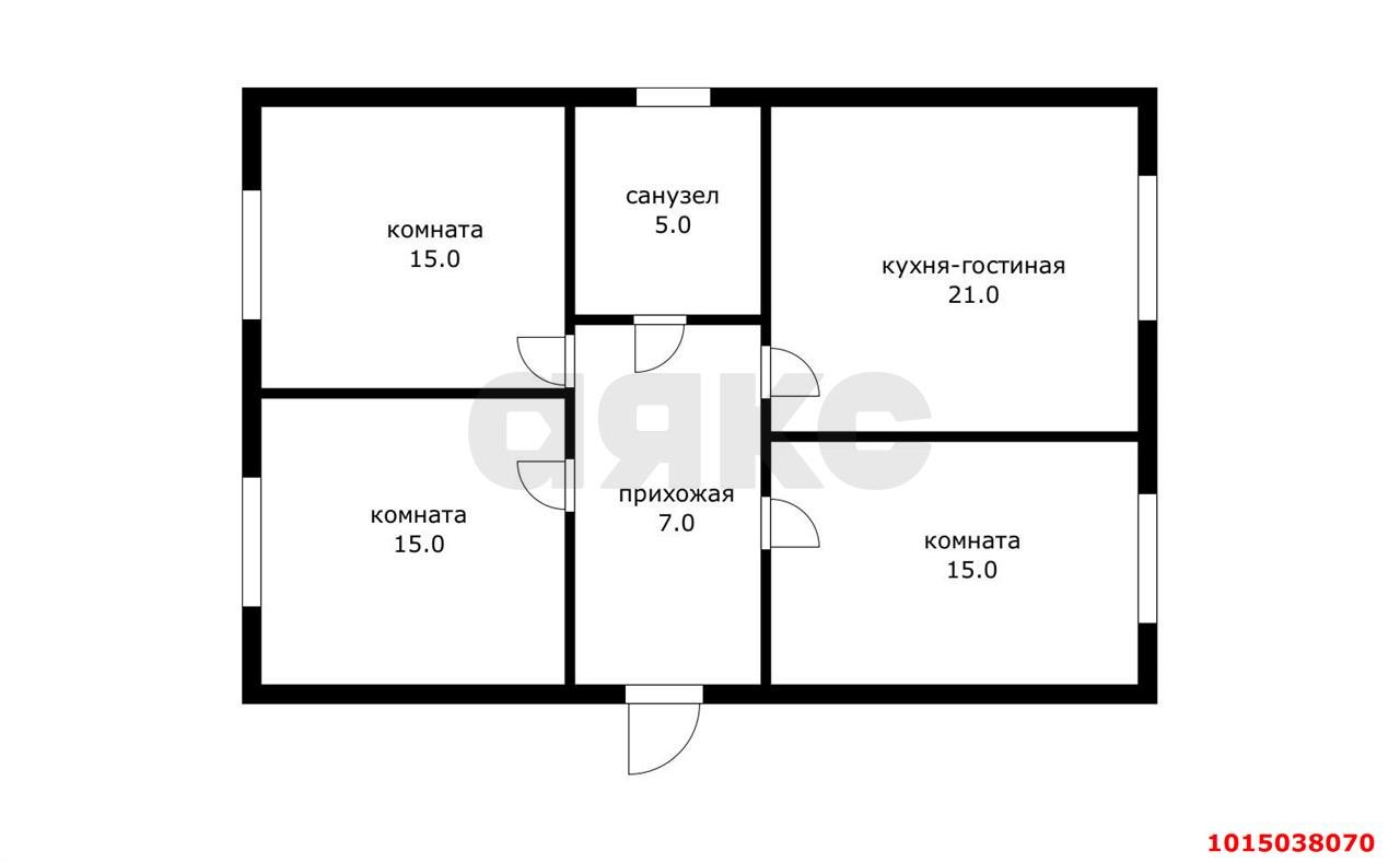 Фото №14: Дом 78 м² + 3 сот. - Краснодаргорстрой, мкр. Прикубанский внутригородской округ, ул. 2-я Линия, 6