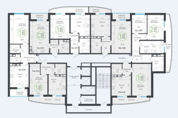 Фото №3: 2-комнатная квартира 53 м² - Краснодар, мкр. Черёмушки, 