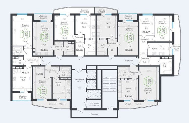 Фото №3: 1-комнатная квартира 47 м² - Краснодар, Центральный внутригородской округ, мкр. Черёмушки