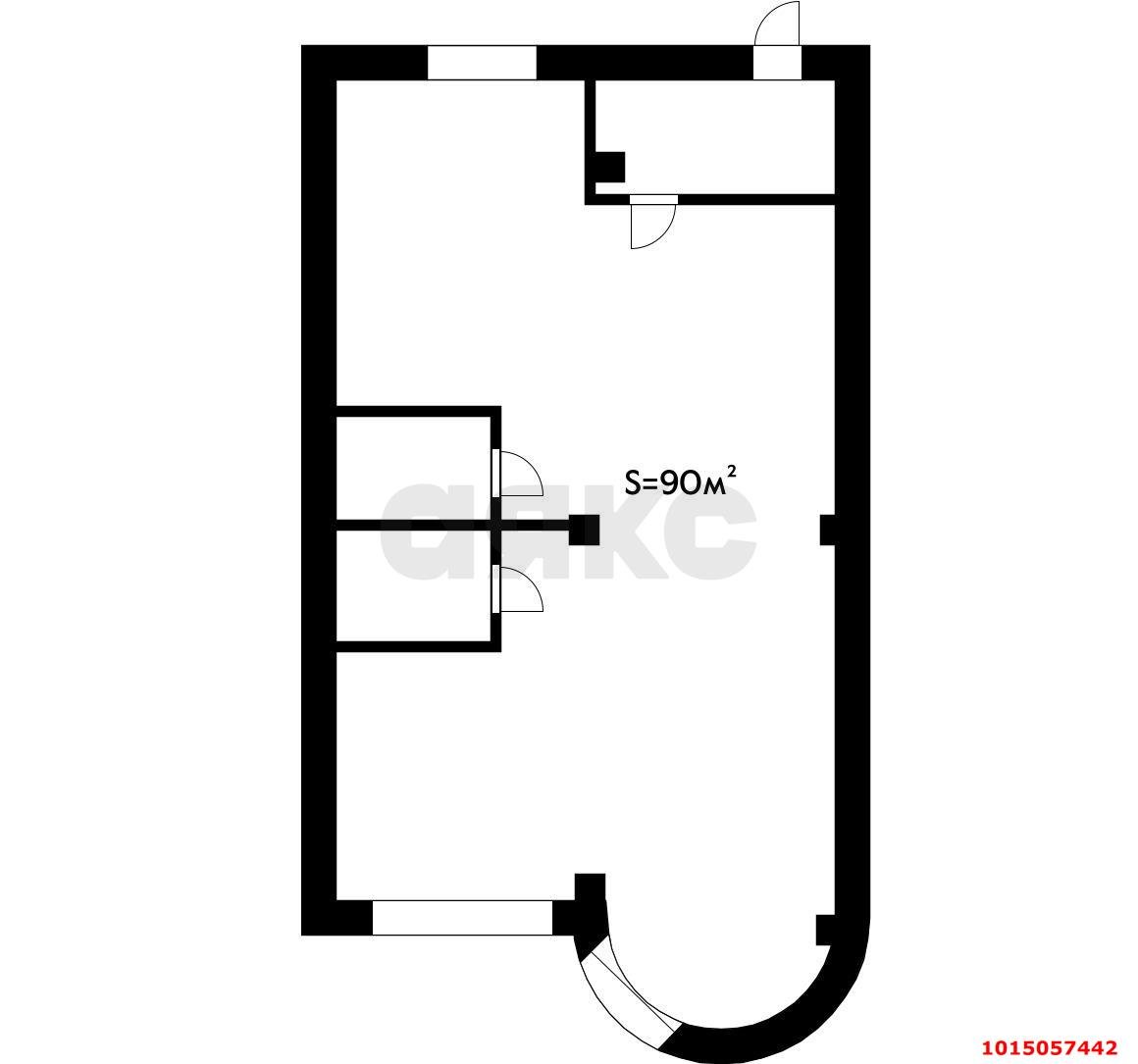 Фото №5: Торговое помещение 90 м² - Краснодар, ЖК Барселона, ул. имени 40-летия Победы, 97