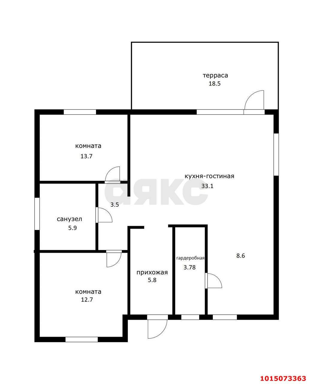 Фото №14: Дом 86 м² + 5.85 сот. - имени Хуаде, ул. Вишнёвая, 34
