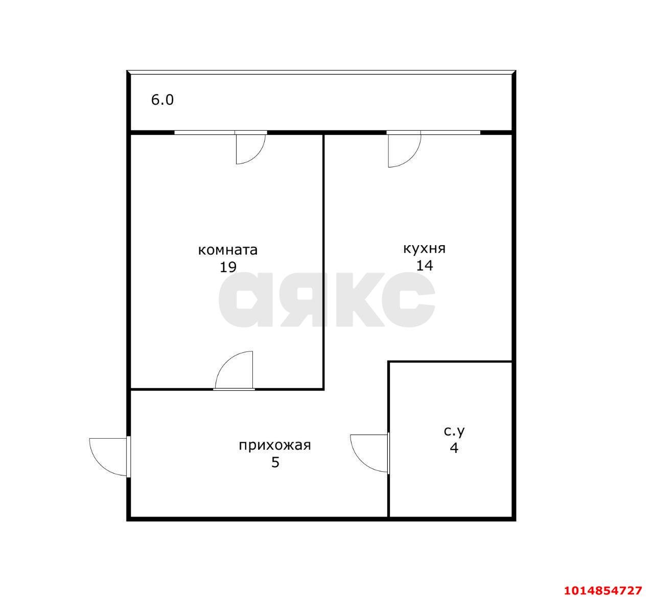 Фото №3: 1-комнатная квартира 43 м² - Краснодар, жилой комплекс Территория счастья, ул. Евгении Жигуленко, 3к1