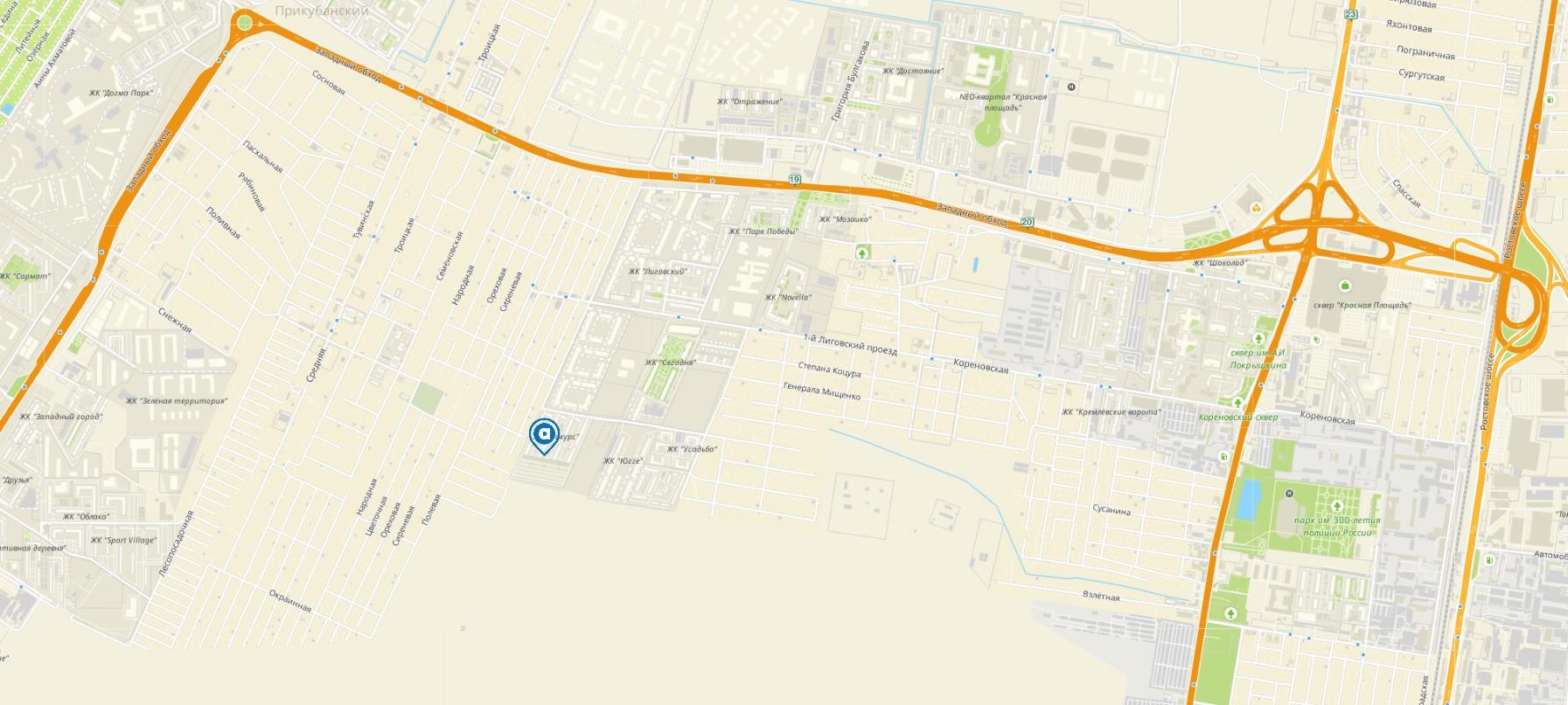 Фото №9: Коммерция 54 м² - Краснодар, Прикубанский внутригородской округ, мкр. жилой комплекс Ракурс, ул. имени Героя Ростовского, 8к4