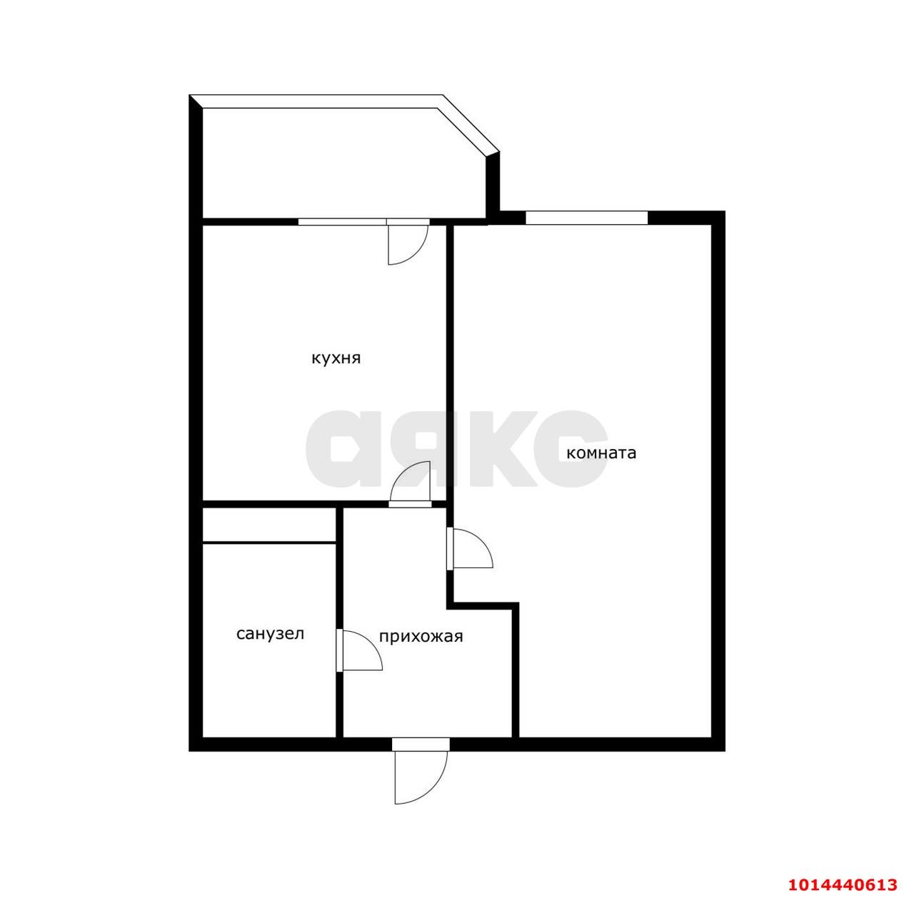 Фото №11: 1-комнатная квартира 36 м² - Краснодар, Московский, ул. имени Николая Семеновича Котлярова, 15/1