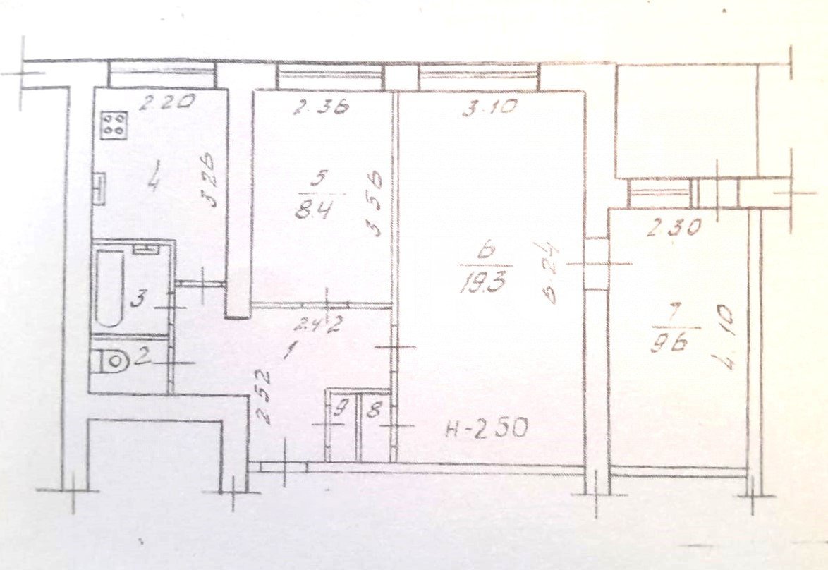 Фото №30: 3-комнатная квартира 53 м² - Волгоград, 102-й, ул. Невская, 12А