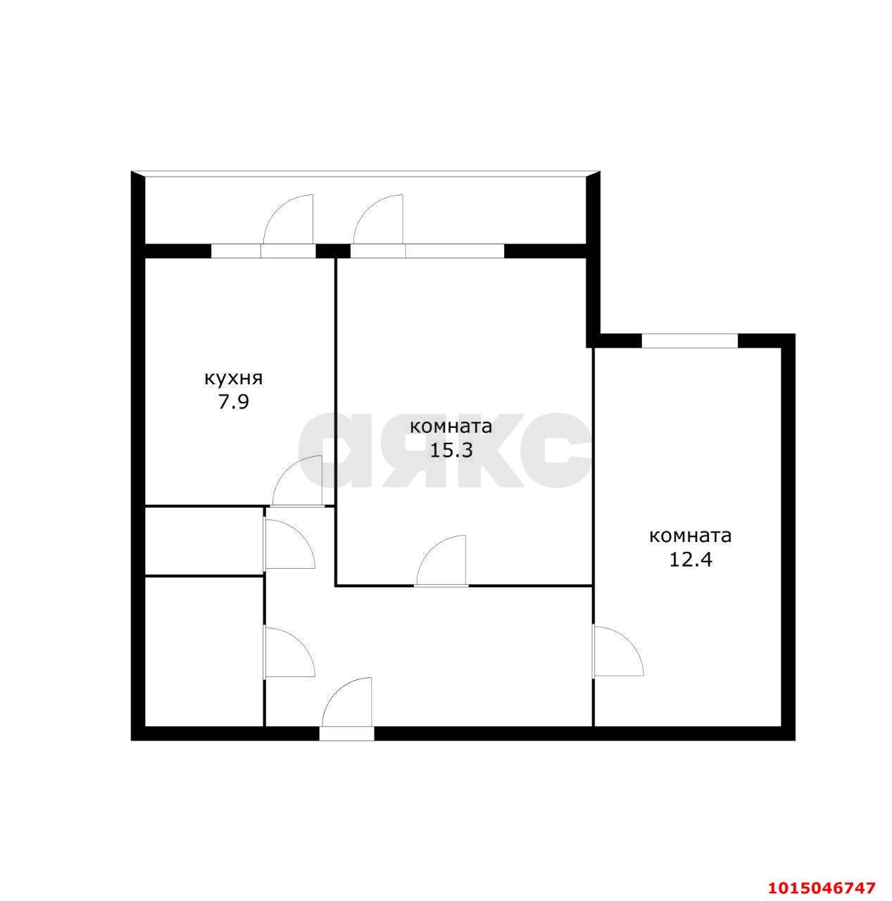 Фото №18: 2-комнатная квартира 47 м² - Краснодар, 40 лет Победы, ул. имени 40-летия Победы, 146/2