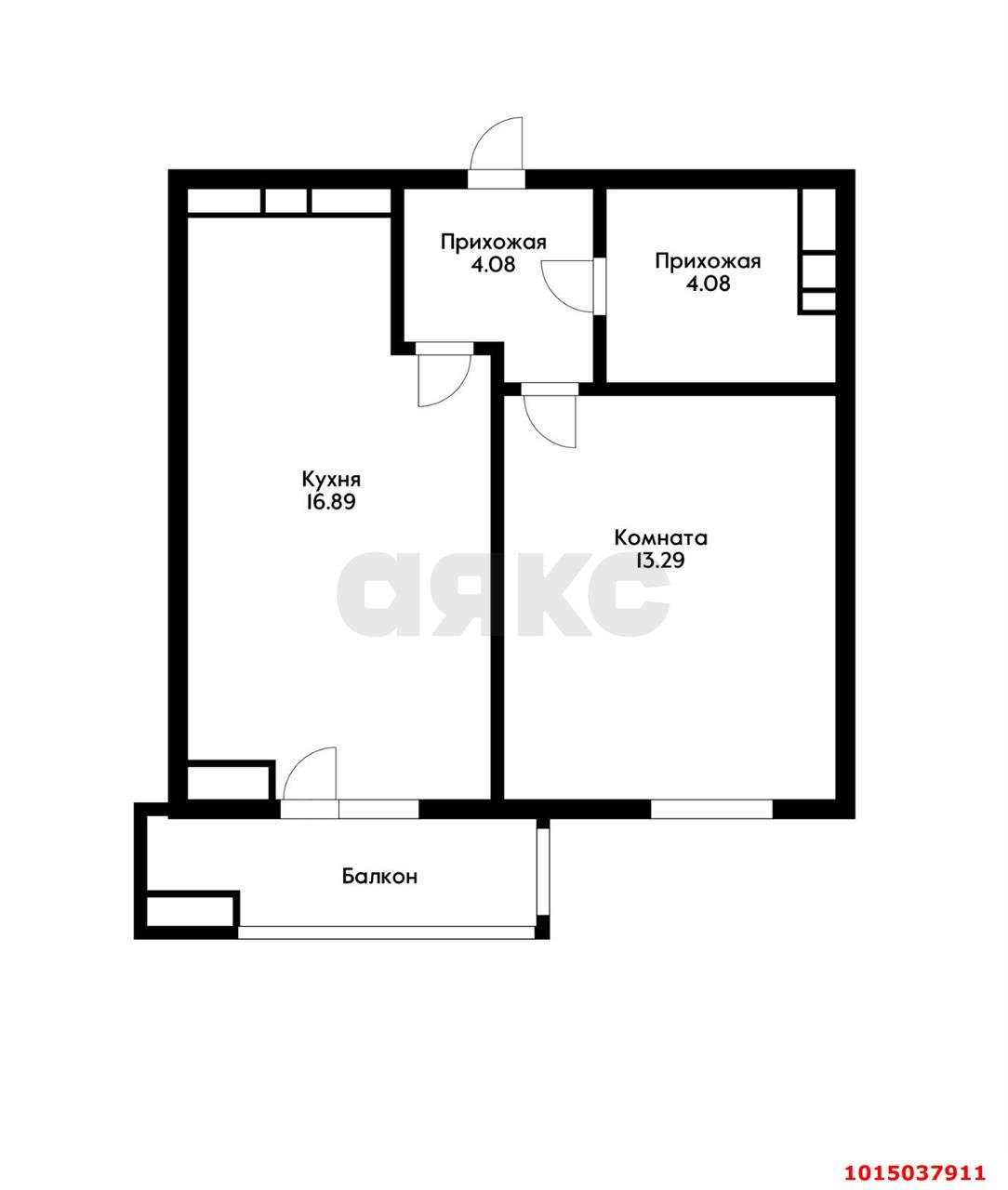 Фото №20: 1-комнатная квартира 40 м² - Краснодар, жилой комплекс На Садовой, ул. Садовая, 159к2