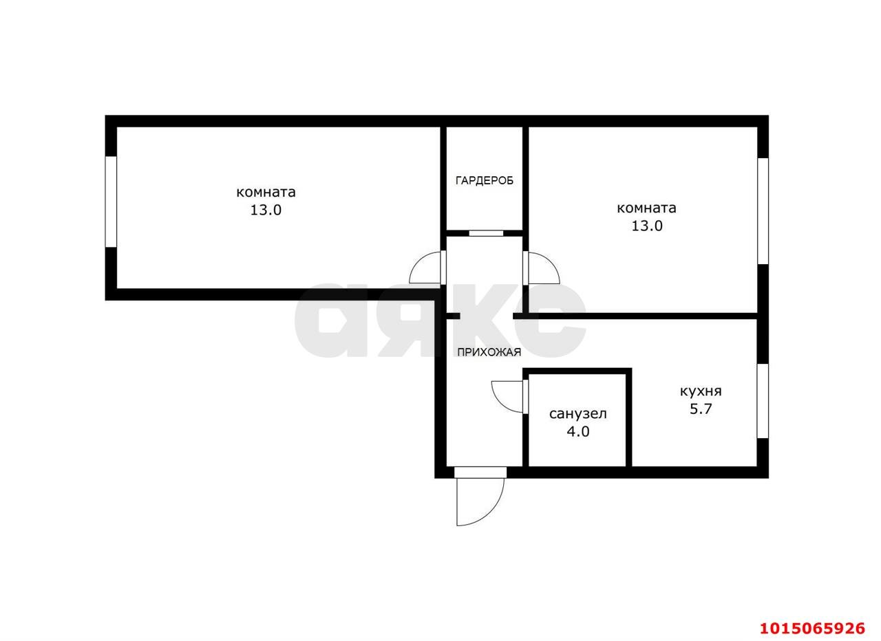 Фото №15: 2-комнатная квартира 44 м² - Краснодар, Гидростроителей, ул. Гидростроителей, 36