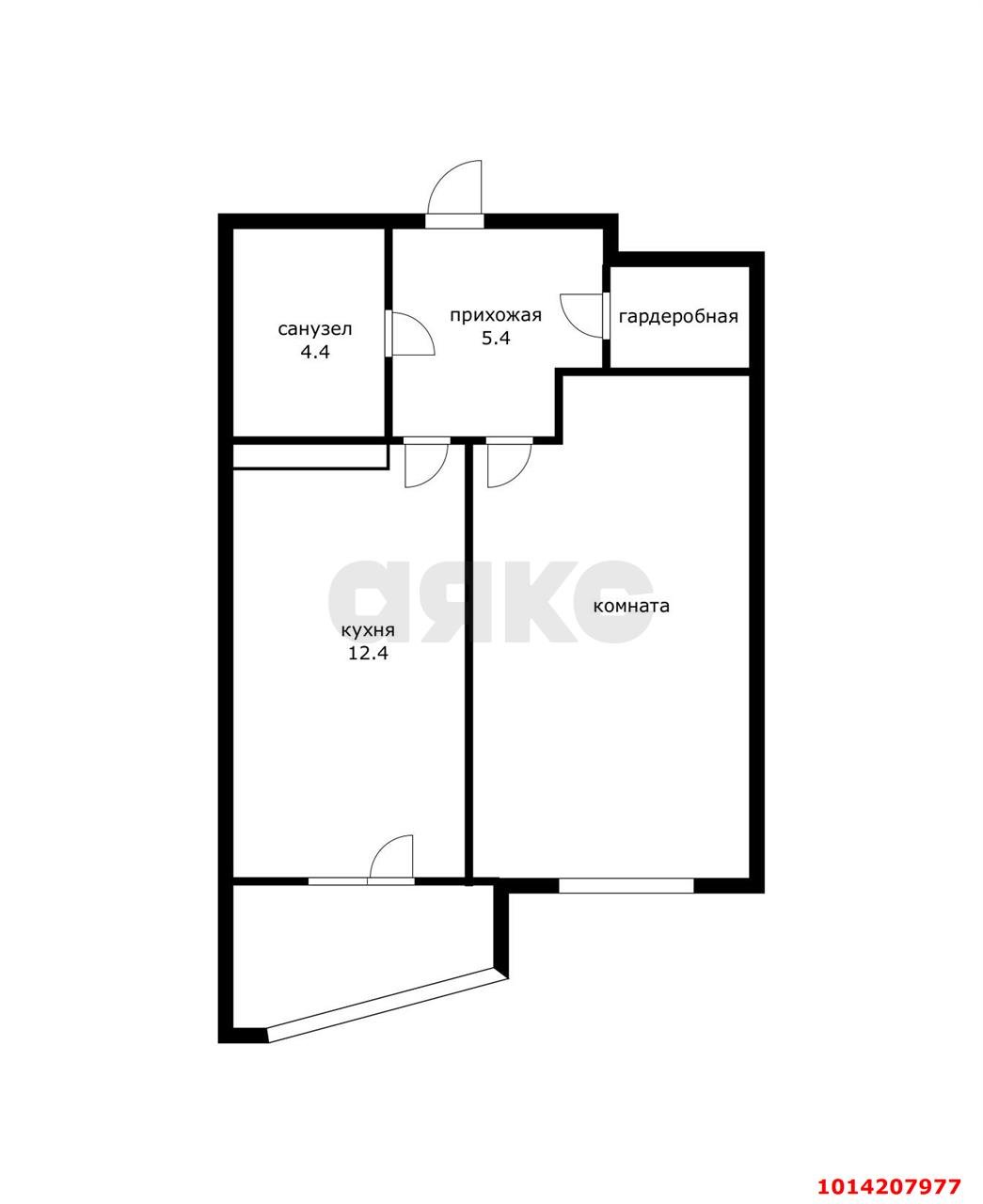 Фото №1: 1-комнатная квартира 41 м² - Краснодар, 9-й километр, пр-д Репина, 3