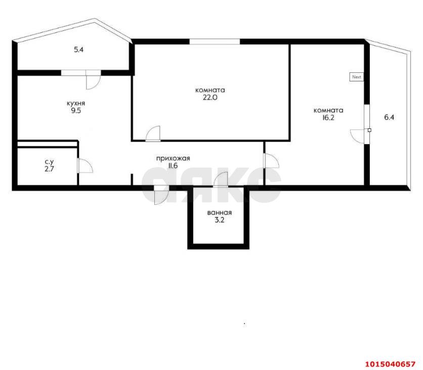 Фото №18: 2-комнатная квартира 82 м² - Краснодар, Центральный, ул. Фабричная, 4
