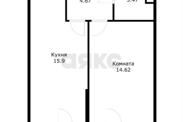 Фото №3: 1-комнатная квартира 38 м² - Краснодар, мкр. жилой комплекс На Садовой, ул. Садовая, 159к1