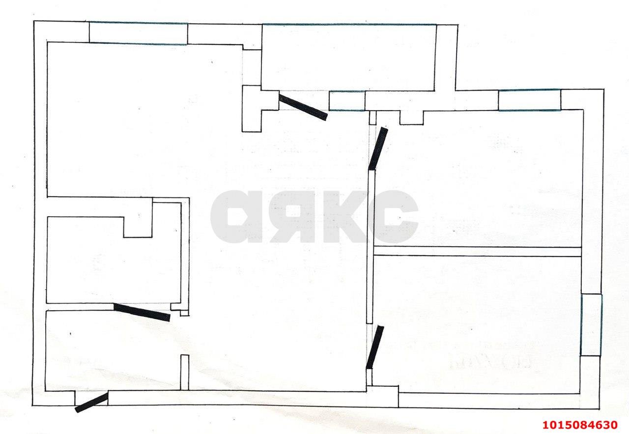 Фото №12: 3-комнатная квартира 61 м² - Краснодар, Прикубанский внутригородской округ, мкр. жилой комплекс Лиговский, ул. Академика Фёдорова, 13