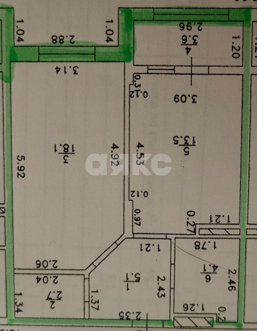 Фото №14: 1-комнатная квартира 47 м² - Анапа, ЖК Бельведер, ул. Таманская, 121к9