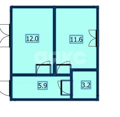 Фото №20: 1-комнатная квартира 34 м² - Анапа, ул. Шевченко, 252