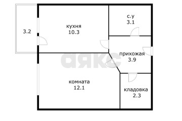 Фото №1: 1-комнатная квартира 31 м² - Краснодар, мкр. Прикубанский внутригородской округ, ул. Почтовое отделение 73, 73/1