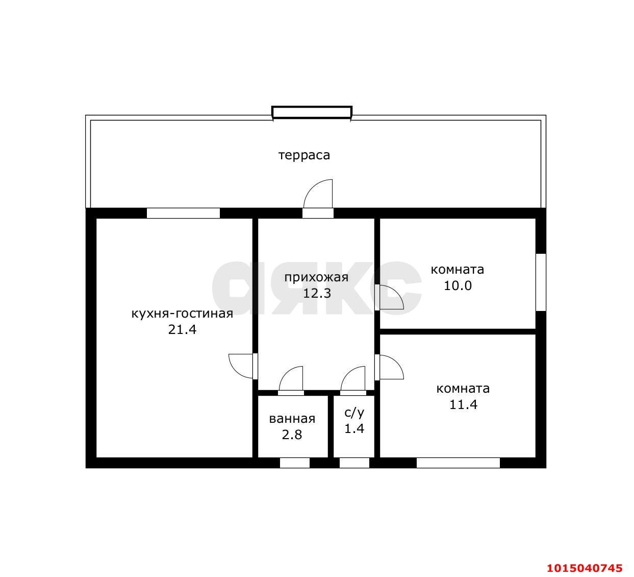 Фото №15: Дом 59 м² + 4 сот. - Знаменский, СТ Чайка, ул. Малиновая