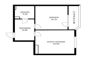 Фото №4: 1-комнатная квартира 45 м² - Краснодар, мкр. жилой комплекс Ural, ул. Уральская, 87/7