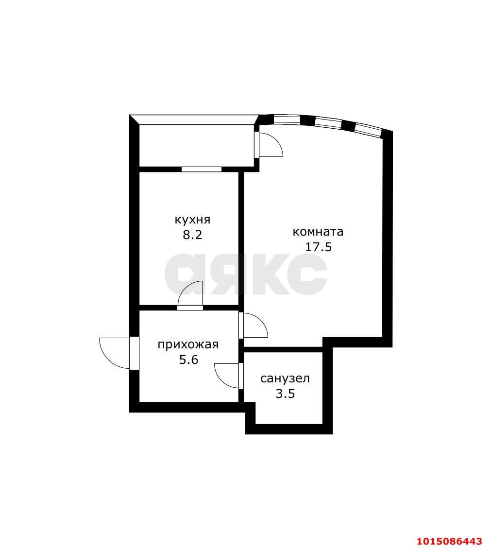 Фото №7: 1-комнатная квартира 34 м² - Краснодар, Пашковский, ул. Крупской, 11