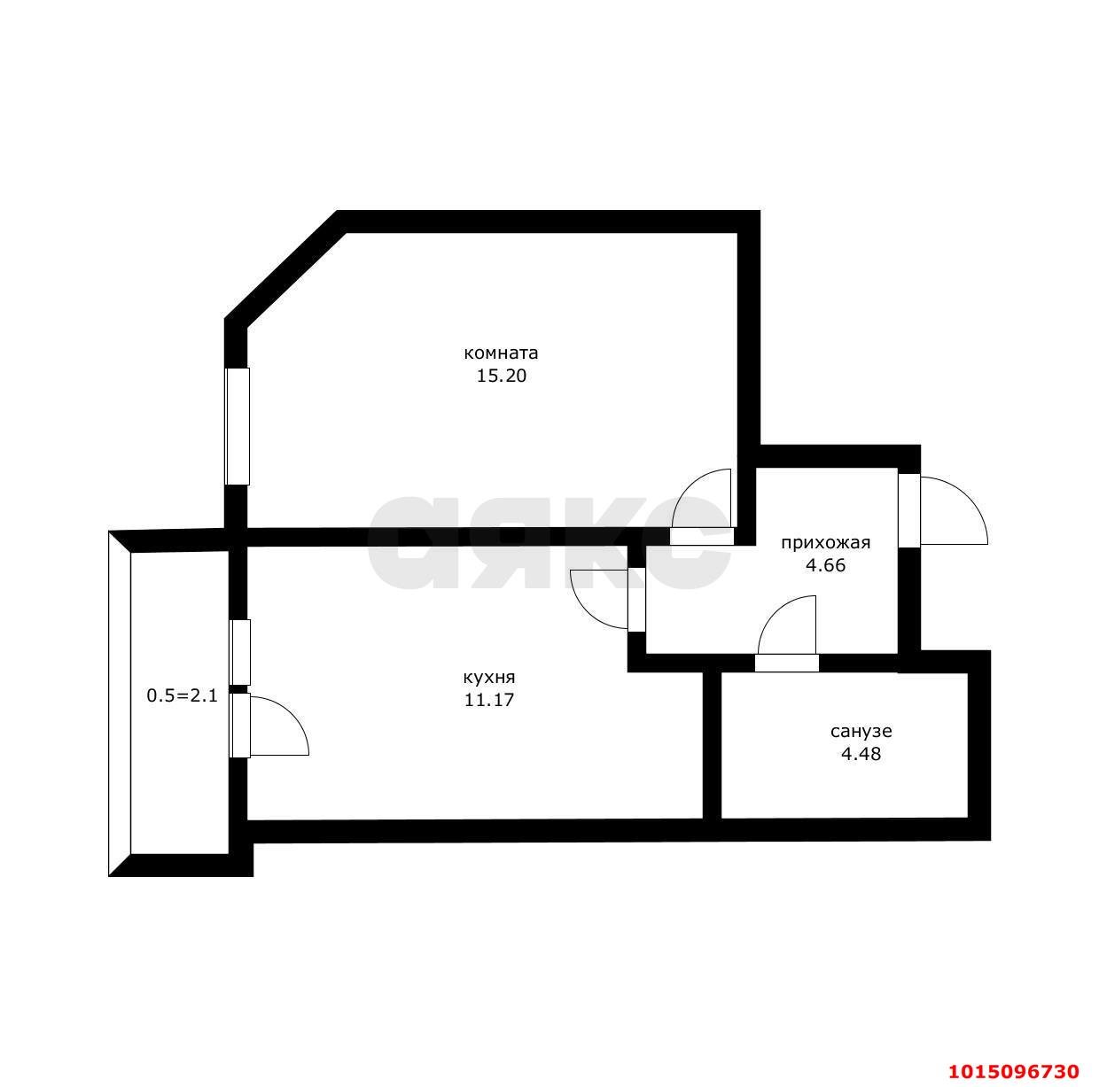 Фото №15: 1-комнатная квартира 37 м² - Краснодар, ЖК Большая Таманская, Карасунский внутригородской округ, Центральный внутригородской округ, Черёмушки, мкр. жилой комплекс Большая Таманская, ул. Таманская, 153к3