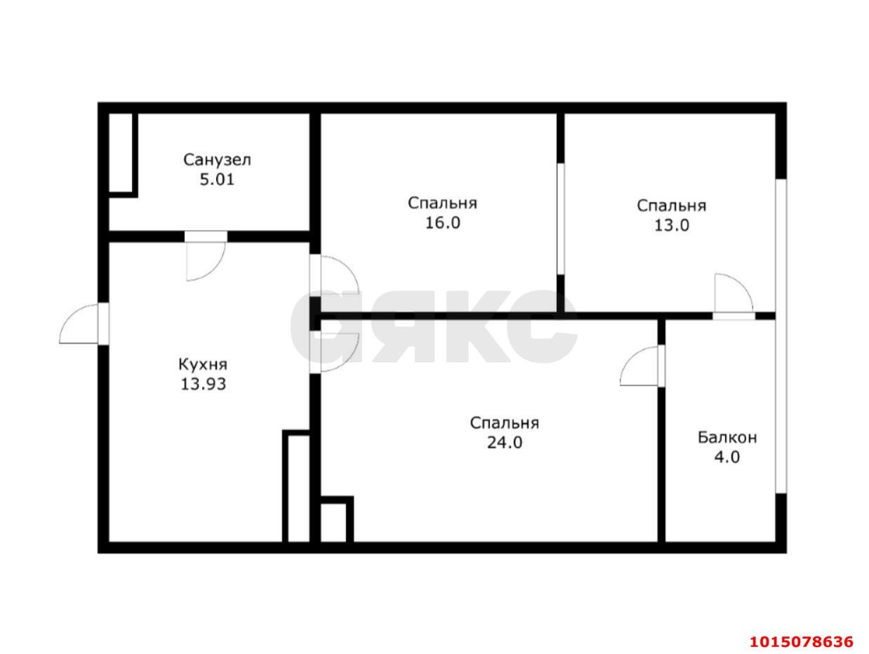 Фото №19: 3-комнатная квартира 78 м² - Сочи, Центральный, мкр. Мамайка, ул. Анапская, 3/12