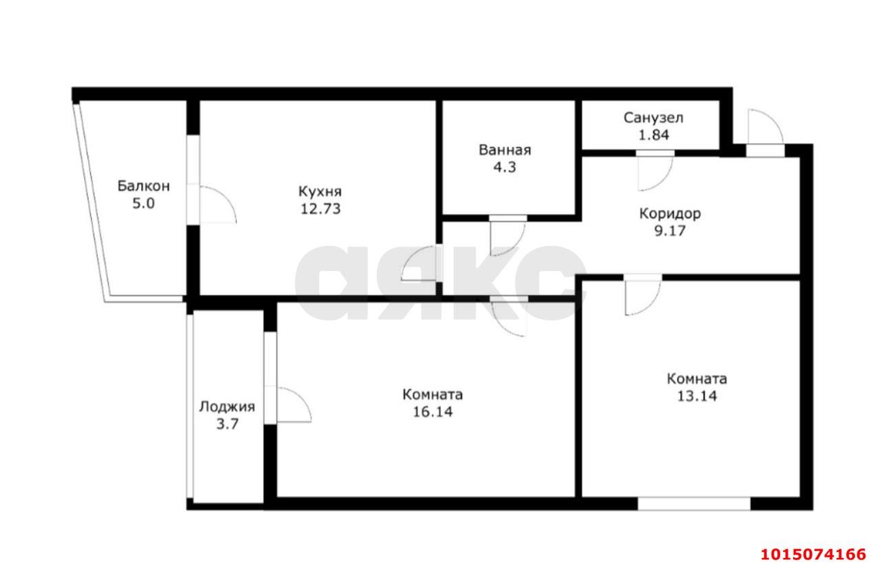 Фото №15: 2-комнатная квартира 62 м² - Краснодар, жилой комплекс Мой Город, ул. Западный Обход, 39/1к3