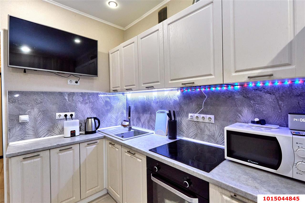 Фото №2: 1-комнатная квартира 34 м² - Краснодар, Прикубанский внутригородской округ, ул. имени В.М. Комарова, 106Бк5