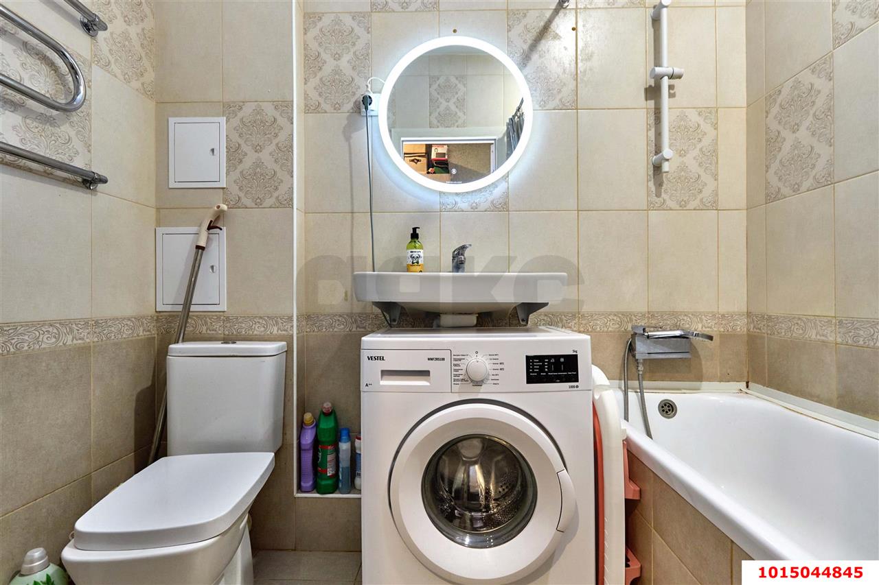 Фото №7: 1-комнатная квартира 34 м² - Краснодар, Прикубанский внутригородской округ, ул. имени В.М. Комарова, 106Бк5