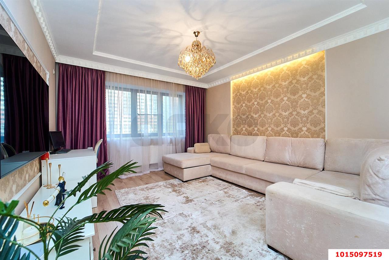 Фото №4: 2-комнатная квартира 80 м² - Краснодар, ЖК Тургенев, Западный внутригородской округ, Фестивальный, мкр. жилой комплекс Тургенев, ул. Дальняя, 8к1